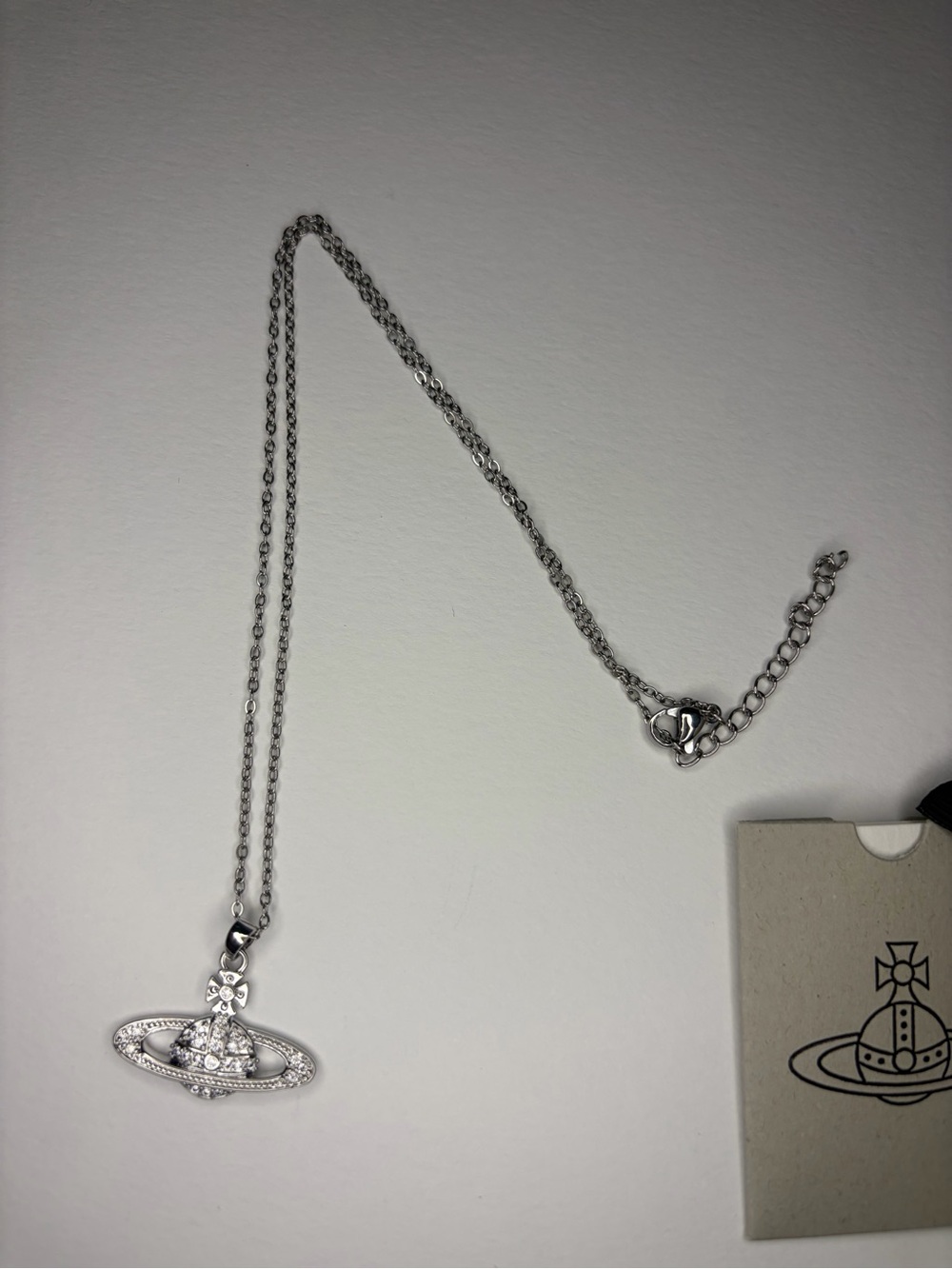 Old Vivienne Westwood Silver Orb Pendant Necklace